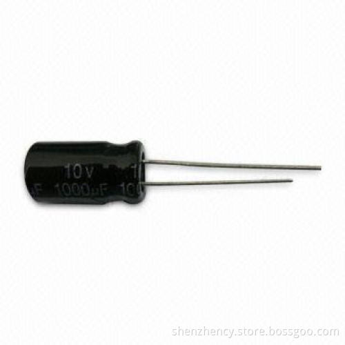 Standard Type Electrolytic Capacitor with 6.3 to 450V Rated Voltage and 10μF Capacitance
